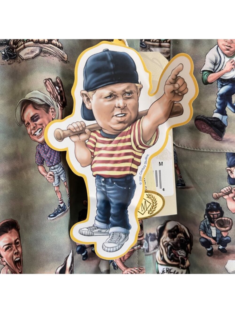 RSVLTS The Sandlot Youth Shirt Size Medium KUNUFLEX NWT Baseball Movie - Picture 9 of 13